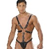Leather Harness with Pouch