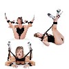 Wrist ankle hand Restraints with sex pillow Slave bondage set Leg open