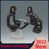 Double Lock Design Male Chastity Devices ZA600-NUB