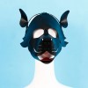 Detachable and Assembled PU Leather Dog Headgear
