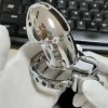 Adjustable Ring Inner Diameter Metal Chastity Device